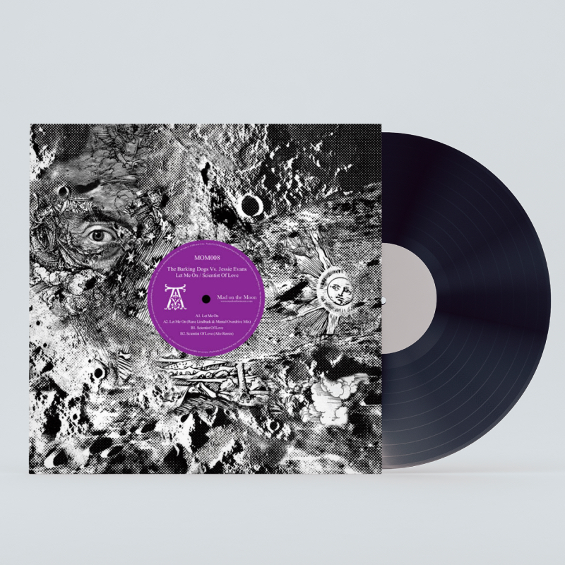 Vinyle - The Barking Dogs vs. Jessie Evans ‎– Let Me On / Scientist Of Love
