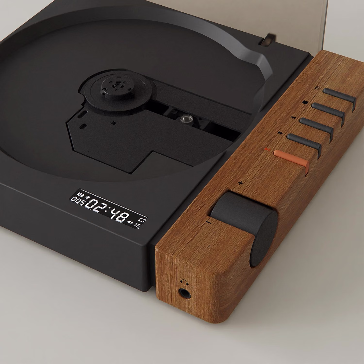 SYITREN R300 Lecteur CD Noir / Bois – Image 4