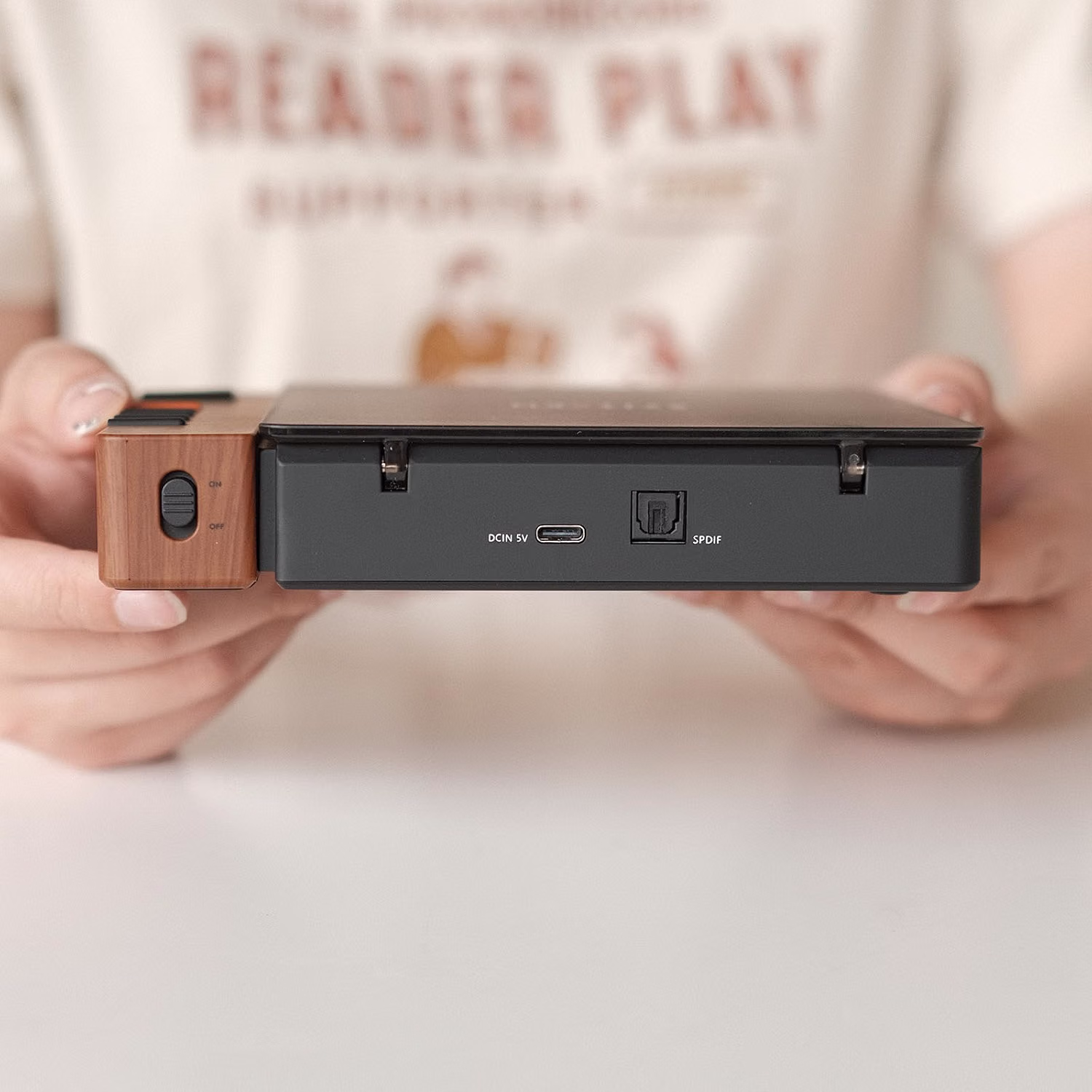 SYITREN R300 Lecteur CD Noir / Bois – Image 3